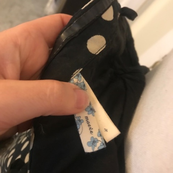 Anthropologie Strapless Polka Dot Midi Dress - Picture 2 of 4